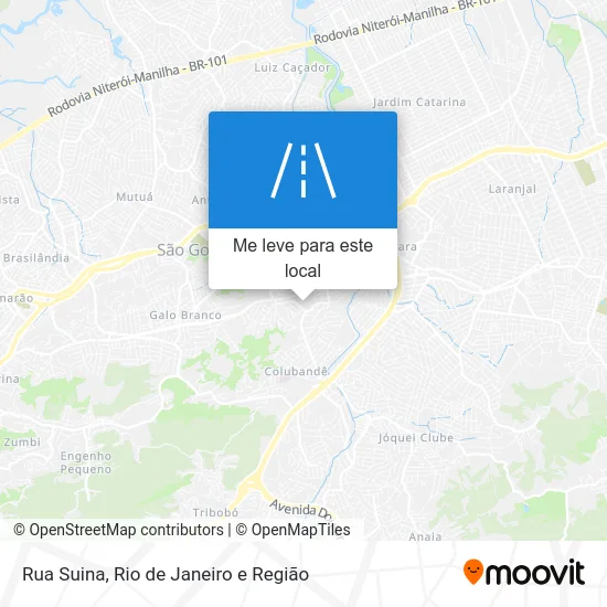Rua Suina mapa