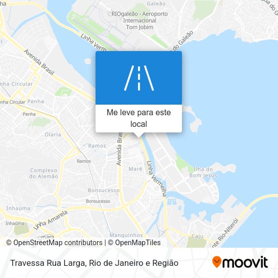 Travessa Rua Larga mapa