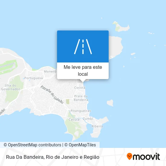 Rua Da Bandeira mapa