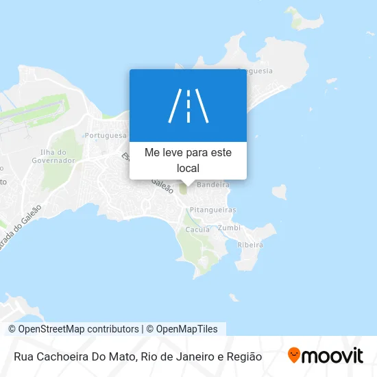 Rua Cachoeira Do Mato mapa