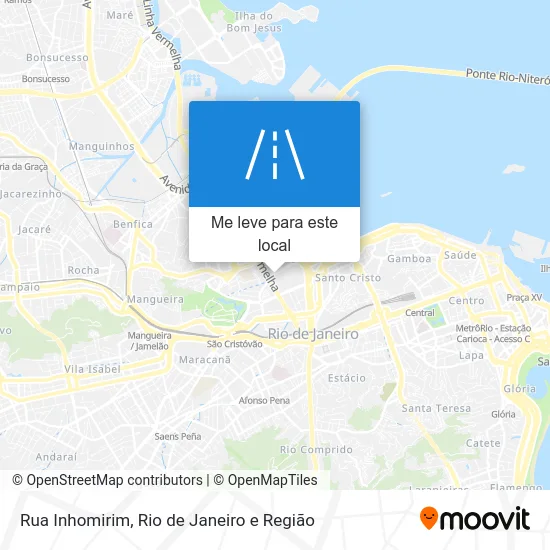 Rua Inhomirim mapa