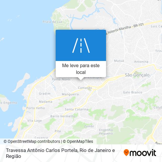 Travessa Antônio Carlos Portela mapa