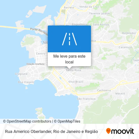 Rua Americo Oberlander mapa