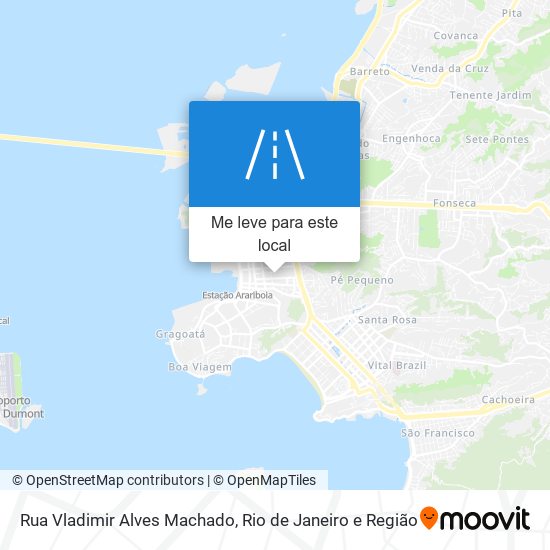 Rua Vladimir Alves Machado mapa