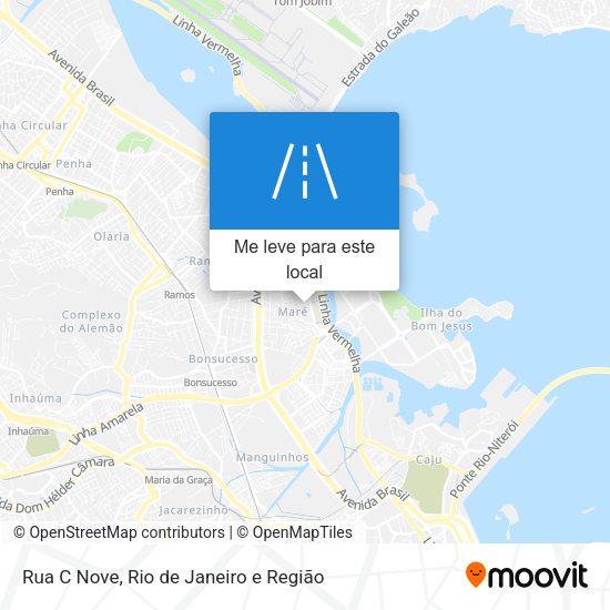 Rua C Nove mapa
