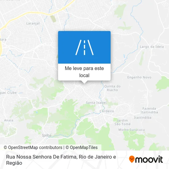 Rua Nossa Senhora De Fatima mapa