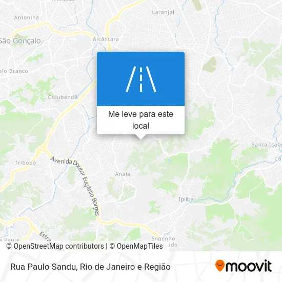 Rua Paulo Sandu mapa