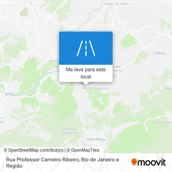 Rua Professor Carneiro Ribeiro mapa