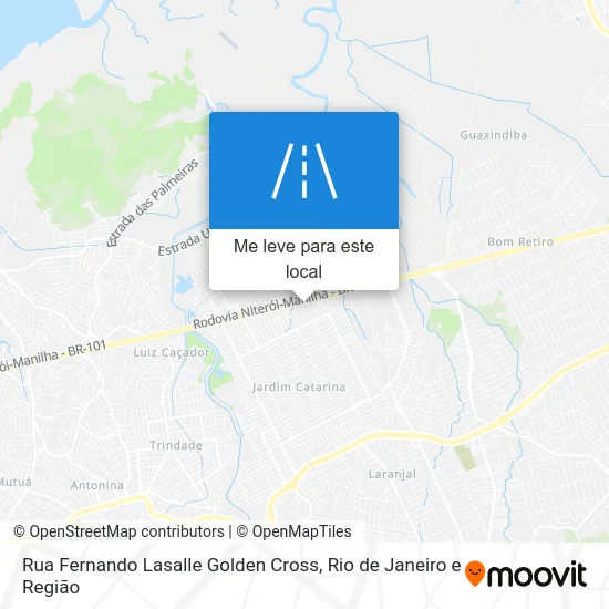 Rua Fernando Lasalle Golden Cross mapa