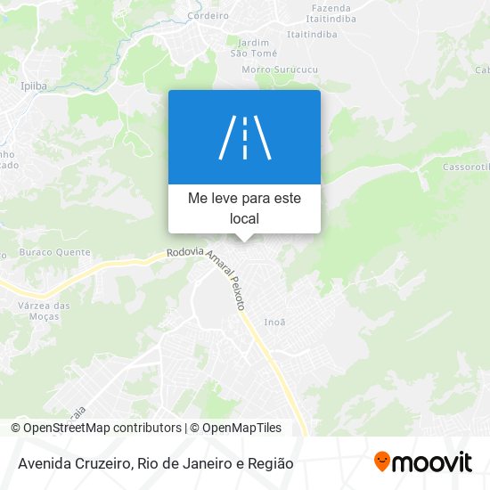 Avenida Cruzeiro mapa