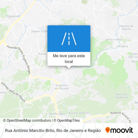 Rua Antônio Marcílio Brito mapa