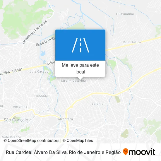 Rua Cardeal Álvaro Da Silva mapa