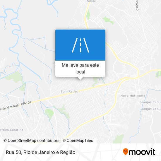 Rua 50 mapa