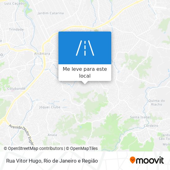 Rua Vitor Hugo mapa
