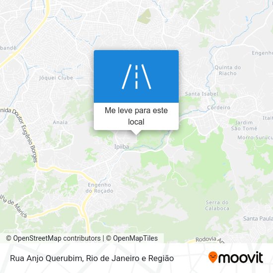 Rua Anjo Querubim mapa