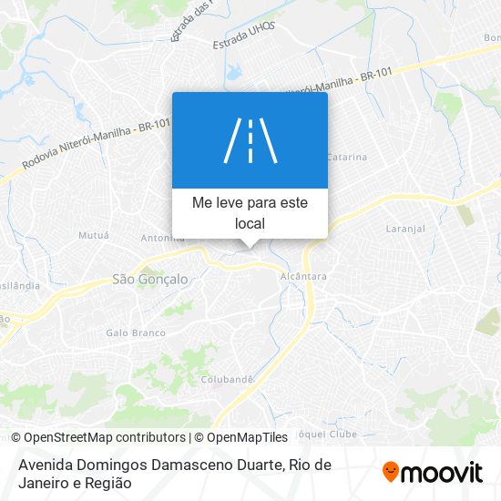 Avenida Domingos Damasceno Duarte mapa
