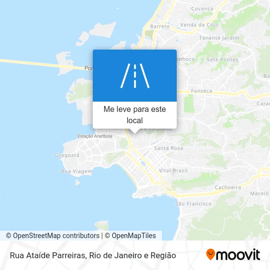 Rua Ataíde Parreiras mapa