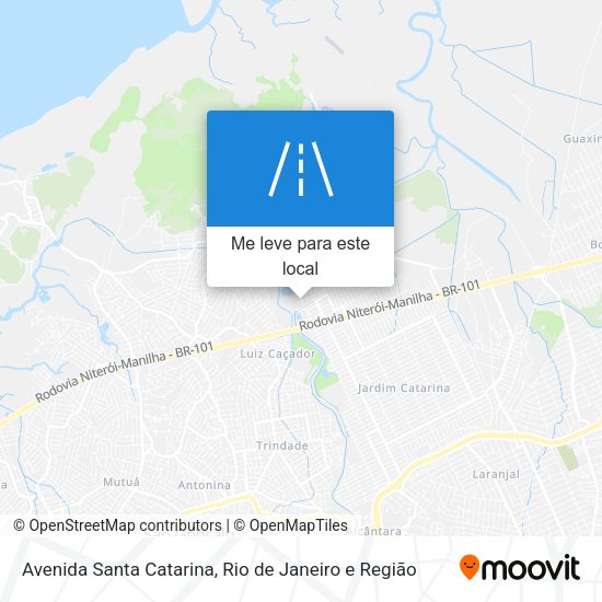 Avenida Santa Catarina mapa
