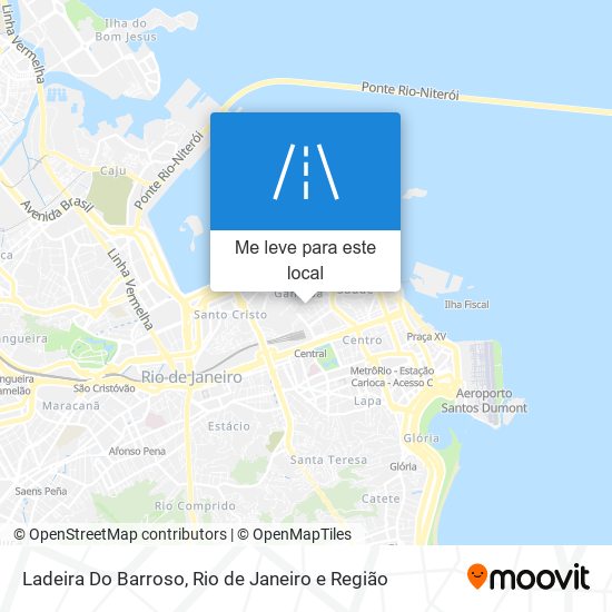 Ladeira Do Barroso mapa