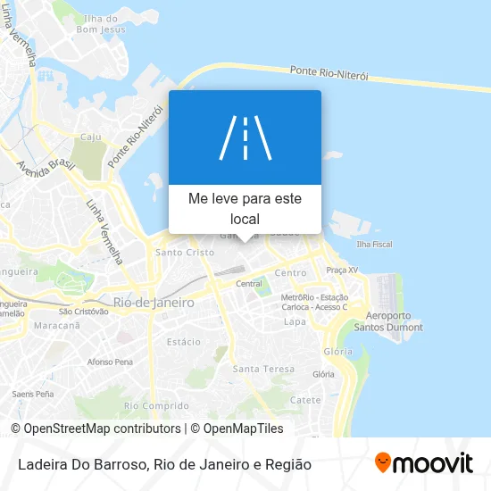Ladeira Do Barroso mapa