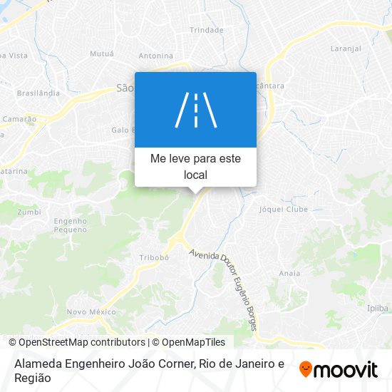 Alameda Engenheiro João Corner mapa