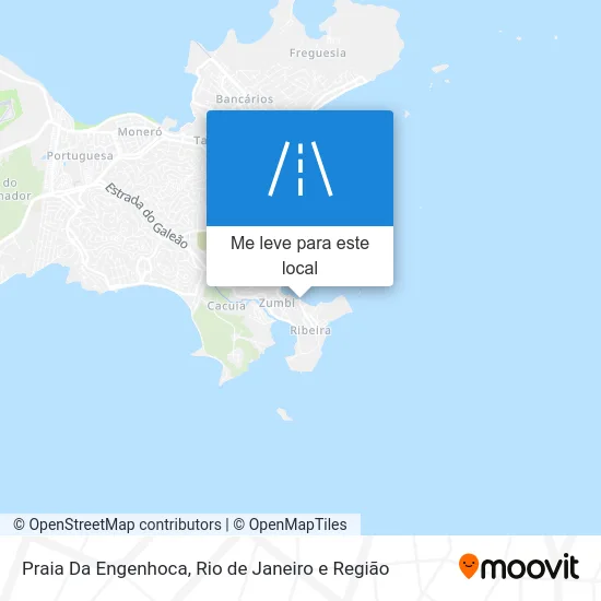 Praia Da Engenhoca mapa
