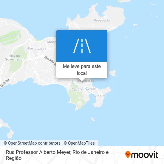 Rua Professor Alberto Meyer mapa