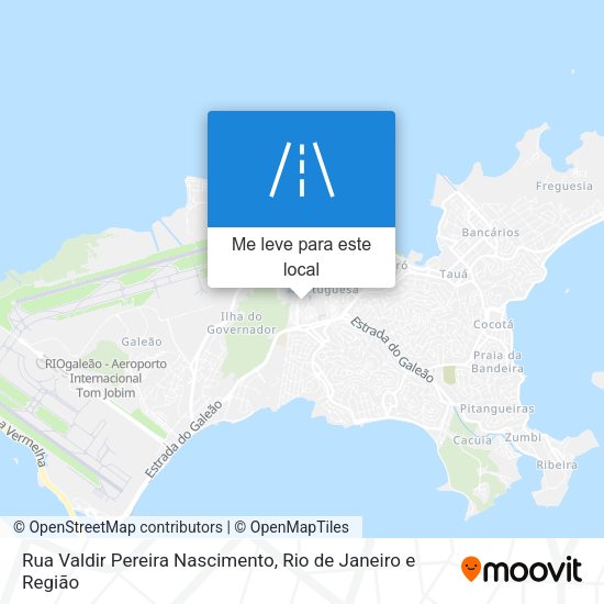 Rua Valdir Pereira Nascimento mapa