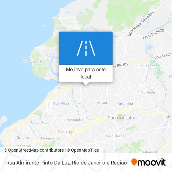 Rua Almirante Pinto Da Luz mapa