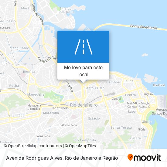 Avenida Rodrigues Alves mapa