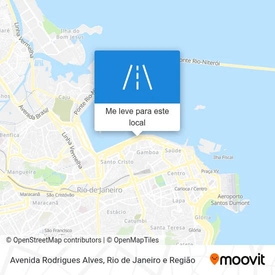 Avenida Rodrigues Alves mapa