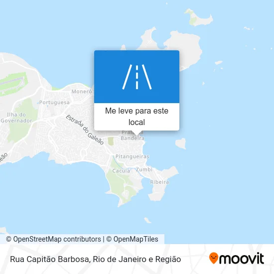 Rua Capitão Barbosa mapa