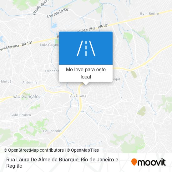 Rua Laura De Almeida Buarque mapa