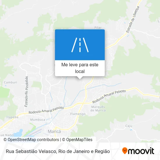 Rua Sebastião Velasco mapa