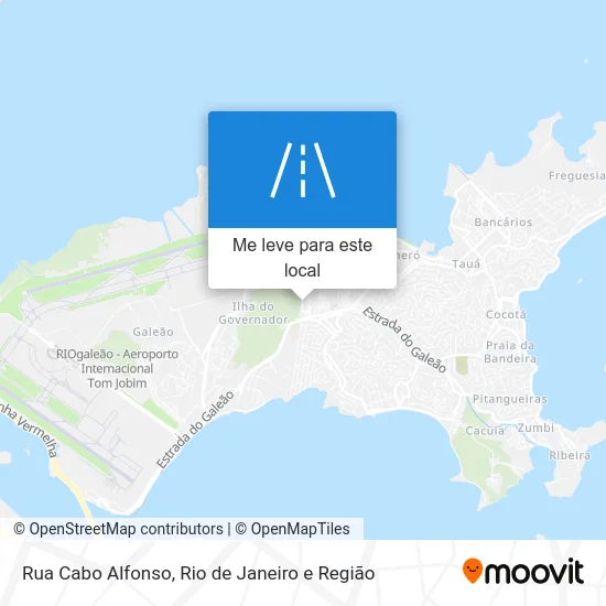 Rua Cabo Alfonso mapa