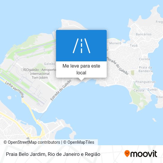 Praia Belo Jardim mapa