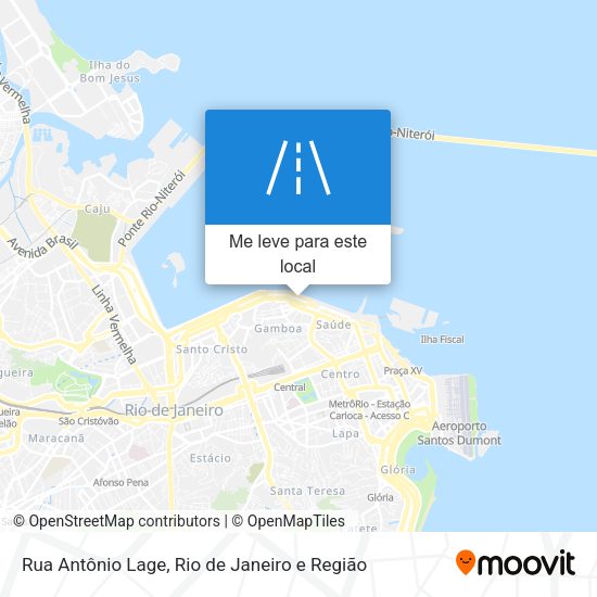 Rua Antônio Lage mapa