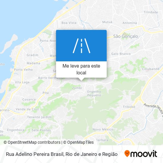 Rua Adelino Pereira Brasil mapa
