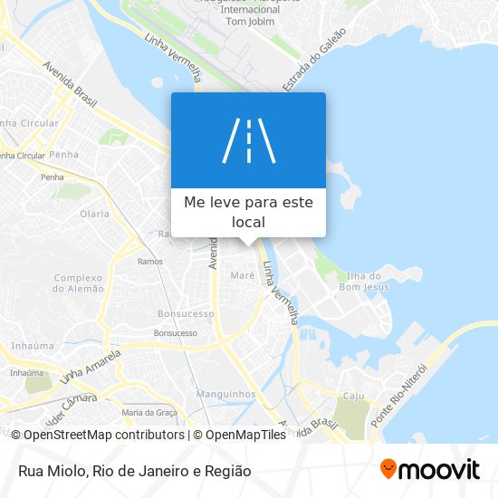 Rua Miolo mapa