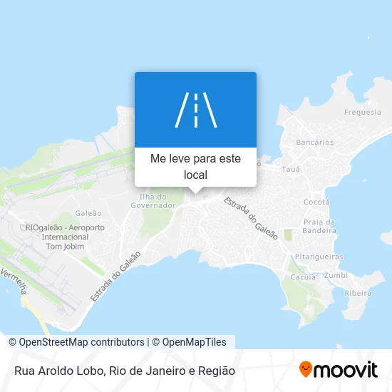 Rua Aroldo Lobo mapa