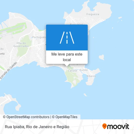 Rua Ipiaba mapa