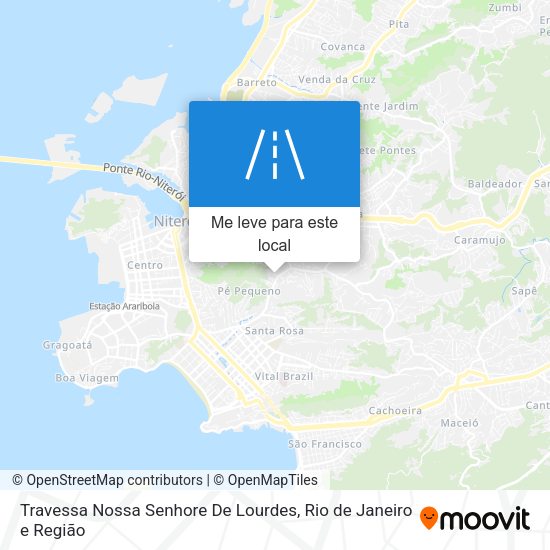 Travessa Nossa Senhore De Lourdes mapa