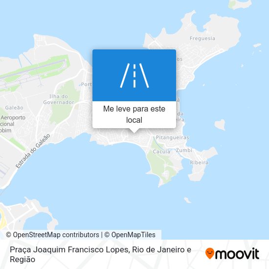 Praça Joaquim Francisco Lopes mapa