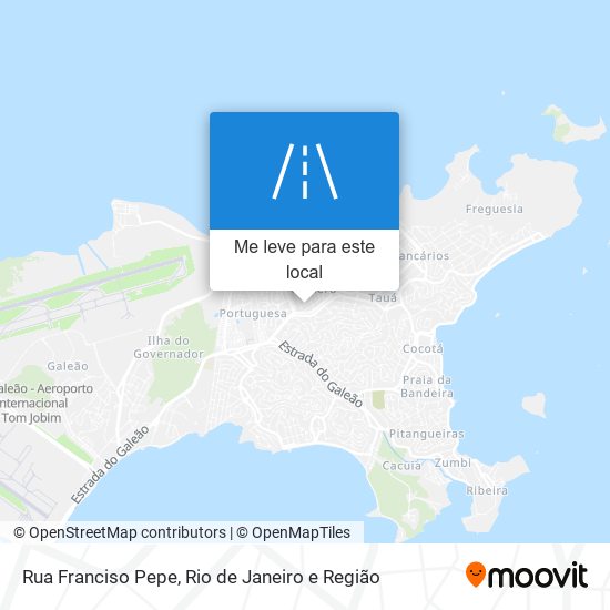 Rua Franciso Pepe mapa