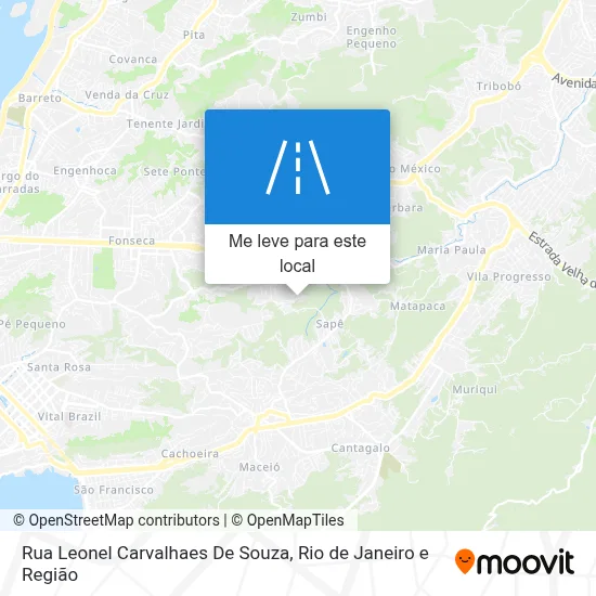 Rua Leonel Carvalhaes De Souza mapa