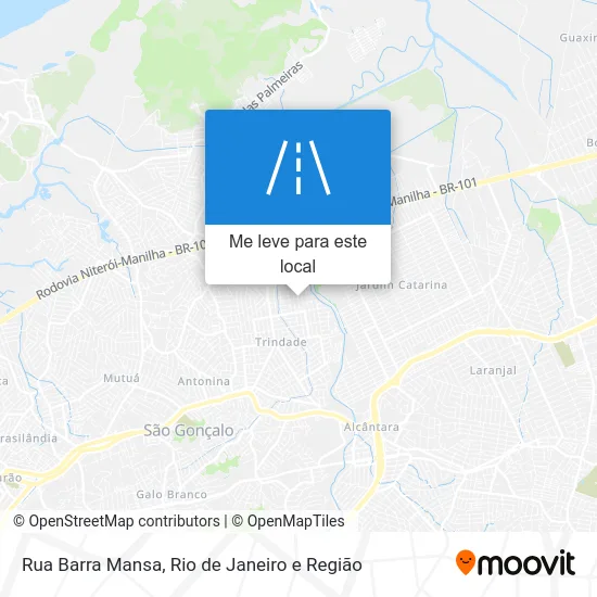 Rua Barra Mansa mapa