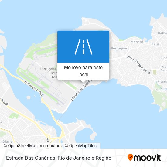 Estrada Das Canárias mapa
