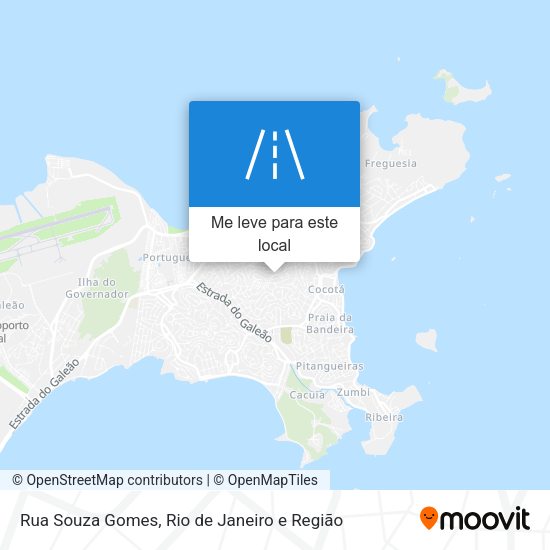 Rua Souza Gomes mapa