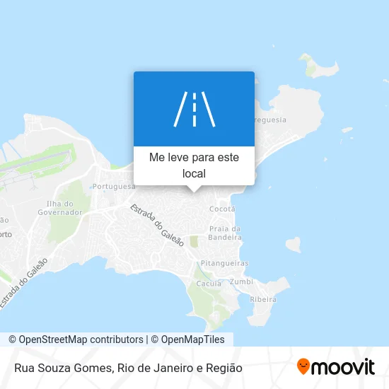 Rua Souza Gomes mapa
