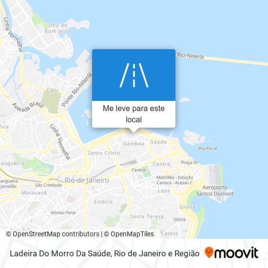 Ladeira Do Morro Da Saúde mapa